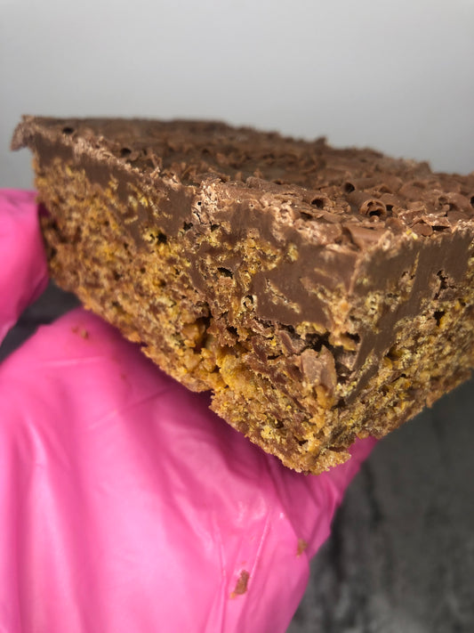 Nutella Cornflake Slice