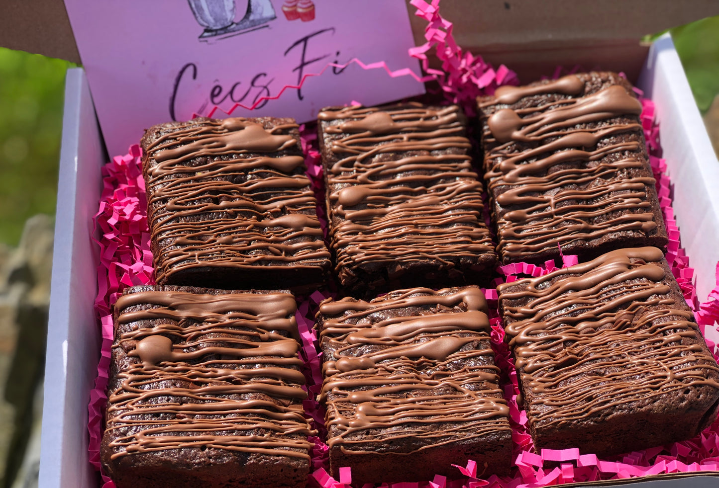 Double chocolate brownie