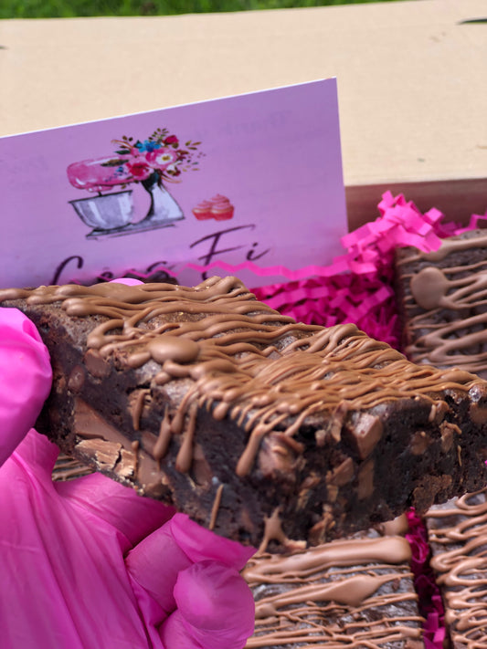 Double chocolate brownie